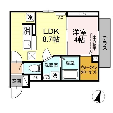 ベル・スラージュ 203号室 間取り