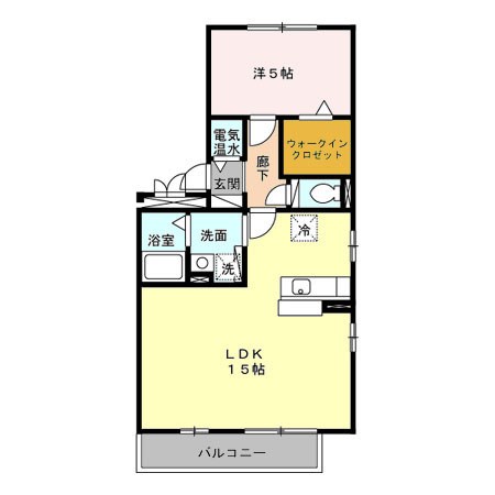 アドバンテージⅣ 101号室 間取り