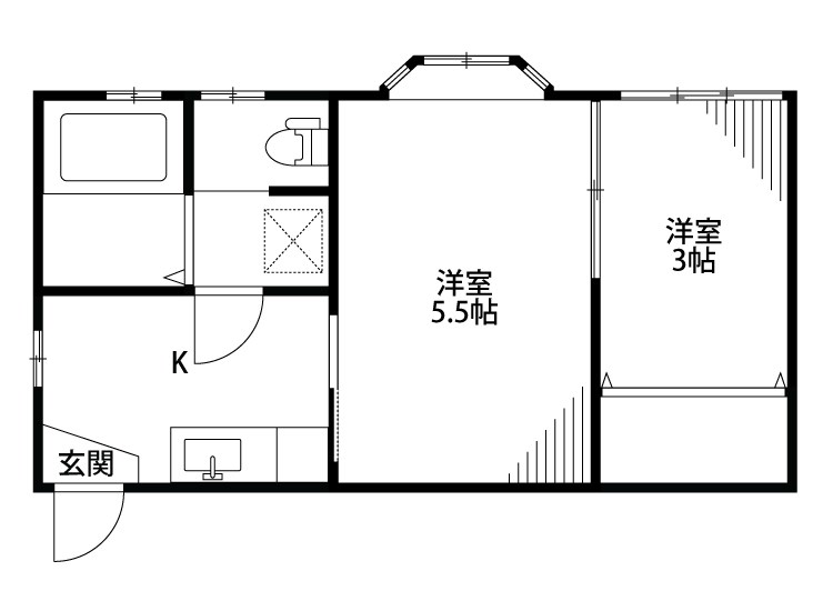 クレセントベル 間取り図