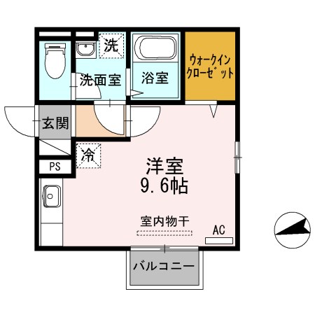 ケレス 205号室 間取り