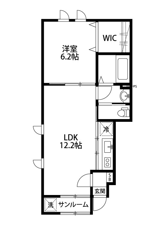 ＧＲＡＣＥ神道寺１号館 間取り図