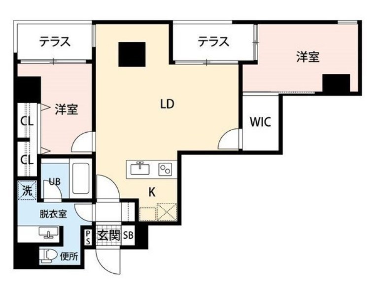 ザ・パーク一番堀 1003号室 間取り