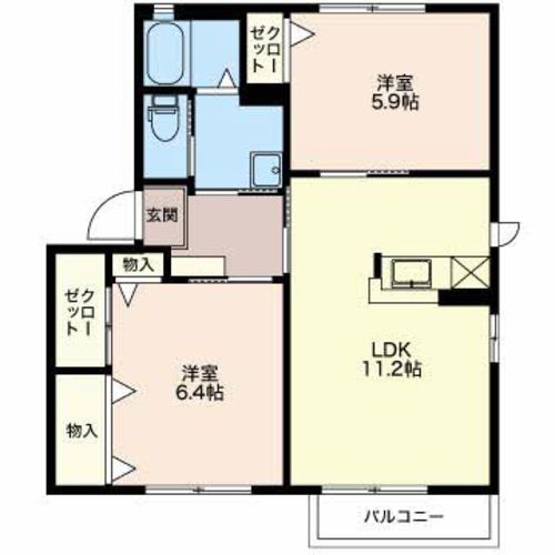 ウエストフィールド壱番館 201号室 間取り