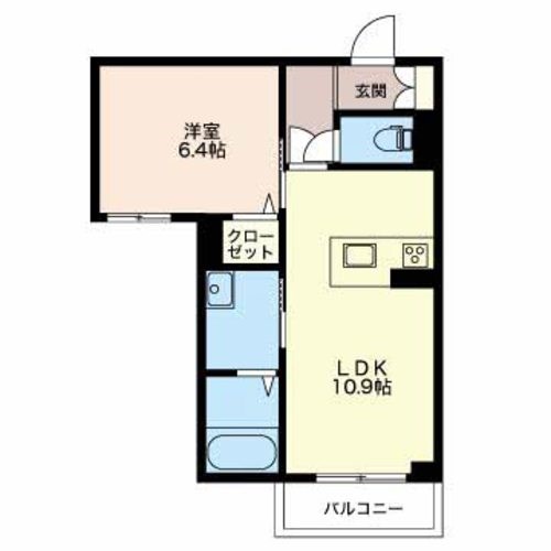 ALMENT　YAMATOⅡ 203号室 間取り