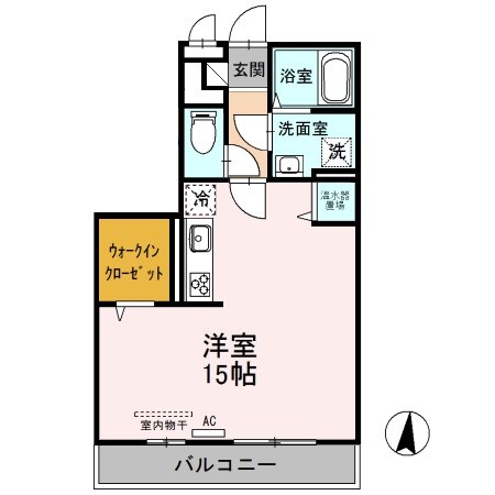 インペリアルコート　A 206号室 間取り