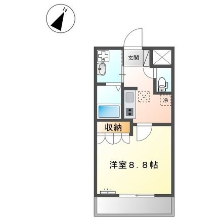 サンガーデン 206号室 間取り