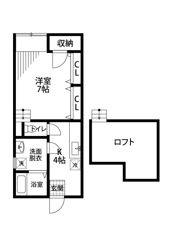 スモールランド２１ 101号室 間取り