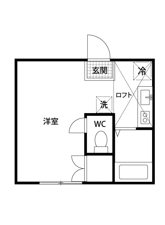 マノワール本町 間取り図