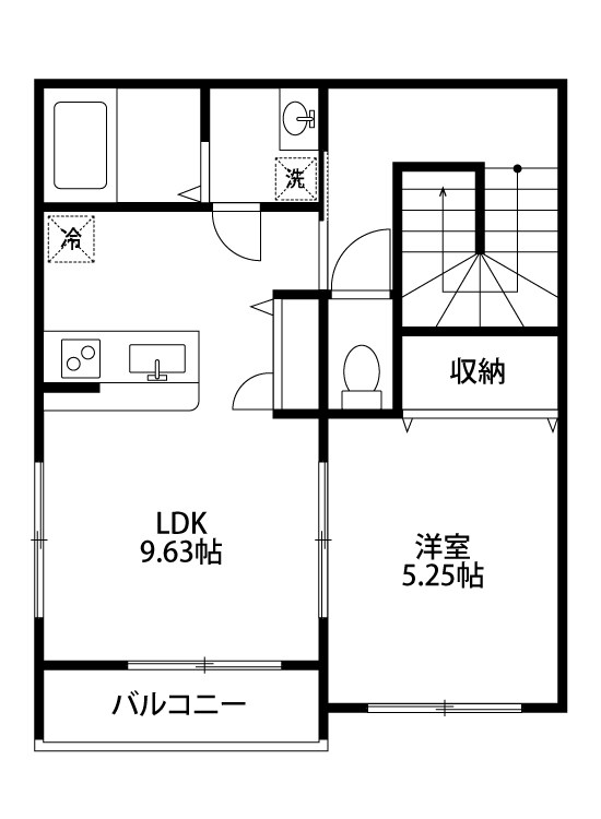 ジョワ メゾンⅠ 201号室 間取り