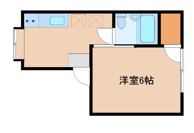 みティなティⅡ 2号室 間取り