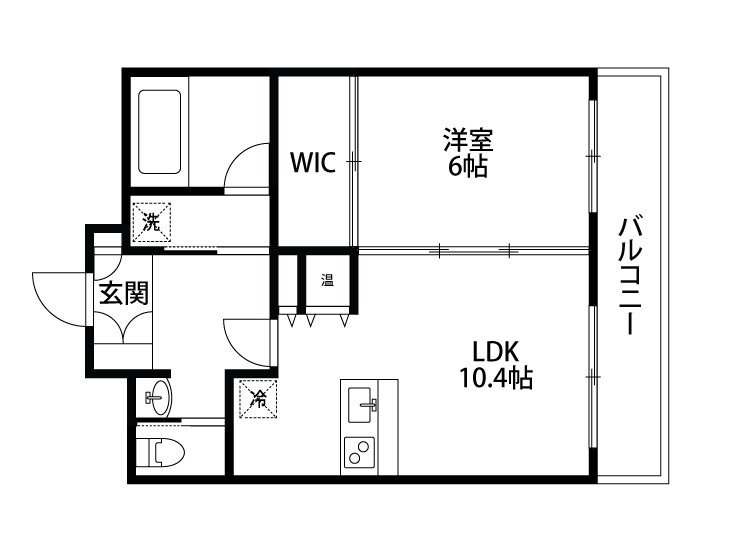 ストーンリバー 202号室 間取り