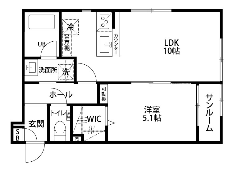 グレイス燕吉田 105号室 間取り