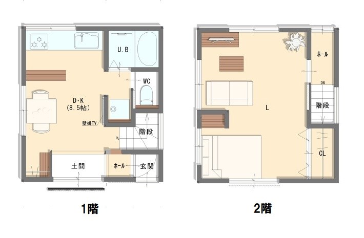 上大川前通二番町戸建 間取り