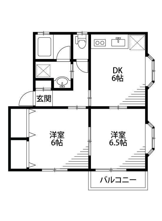 山都フラッツB 101号室 間取り