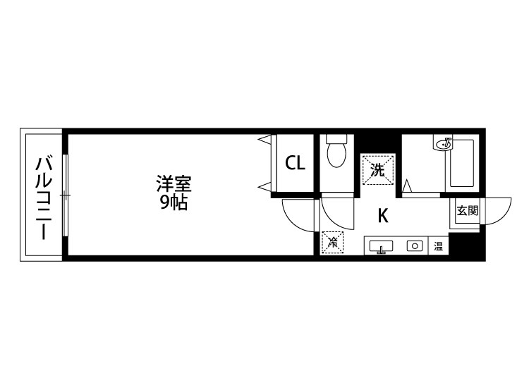 グランフォーレ浜浦 102号室 間取り