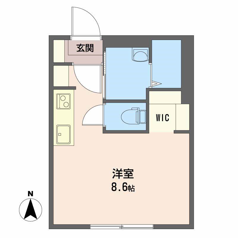 サンライト 202号室 間取り