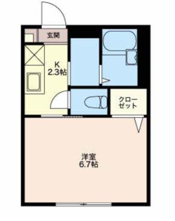 サンライト 202号室 間取り