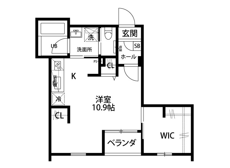 Ｄｗｅｌｌ天神尾 202号室 間取り