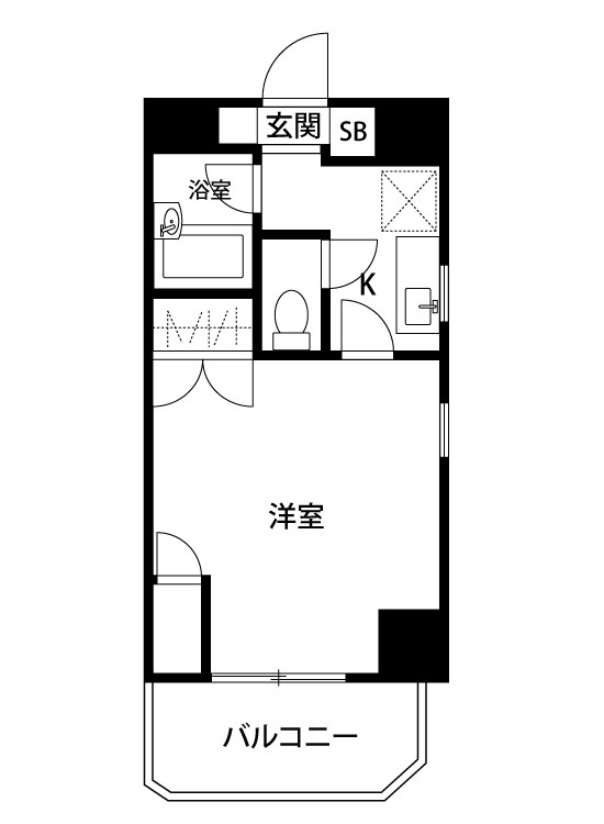 メゾン・ド・エグレット 201号室 間取り