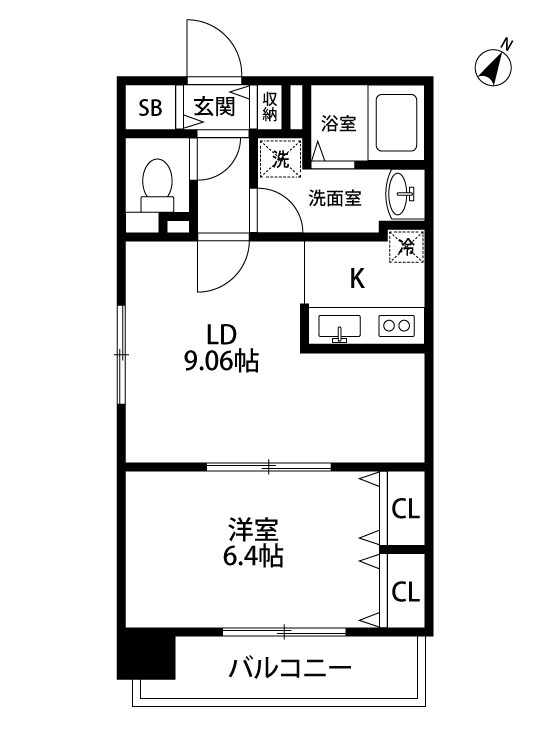 ファーストクラス中央インター 間取り図