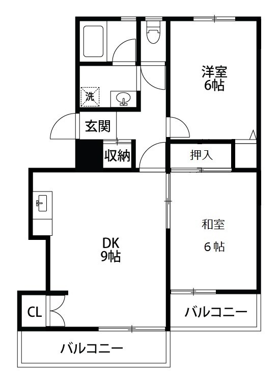 ハイツサンマルカ 303号室 間取り