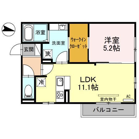 Sky Terrace　Ⅱ 305号室 間取り