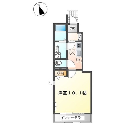 アーク・ヴィラ 106号室 間取り
