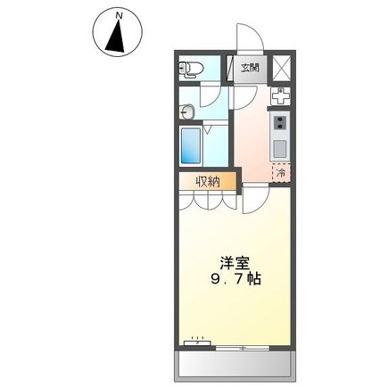 メルヴェーユ有楽 101号室 間取り