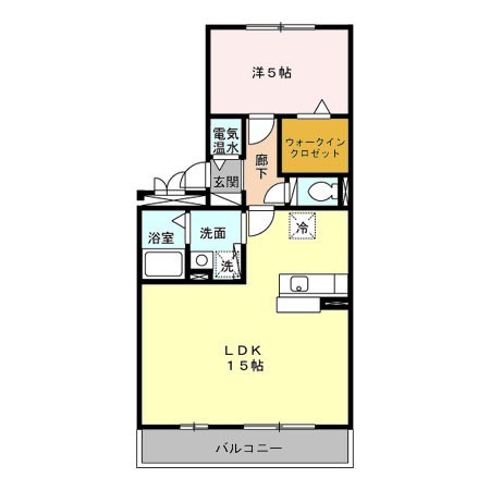 アドバンテージⅣ 203号室 間取り