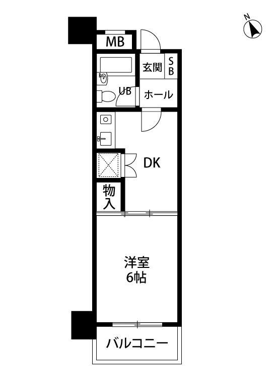 ダイアパレス万代 1004号室 間取り