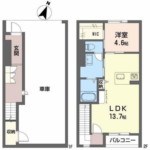 シャーメゾン柊 A号室 間取り
