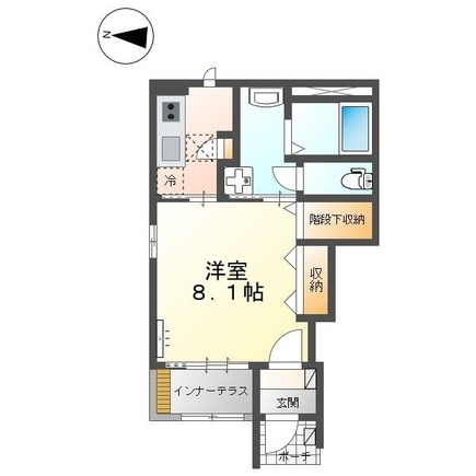 ルシアス 101号室 間取り
