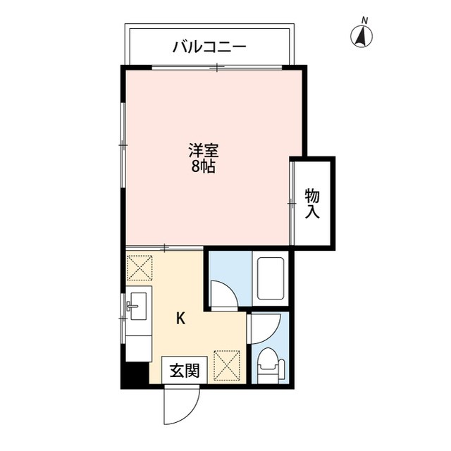 ハイツV 505号室 間取り