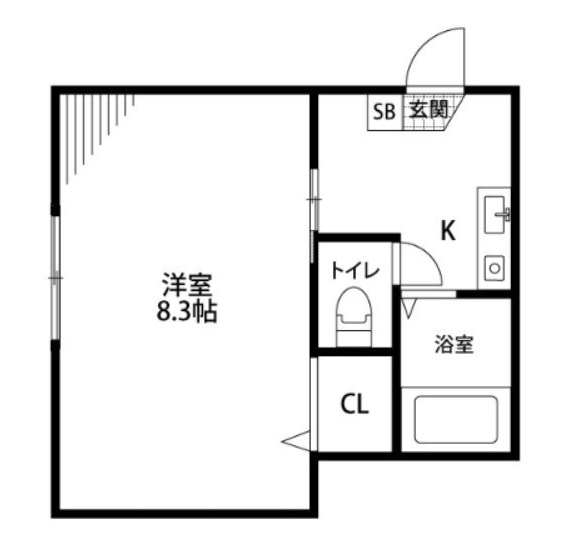 サプラス・３ 203号室 間取り
