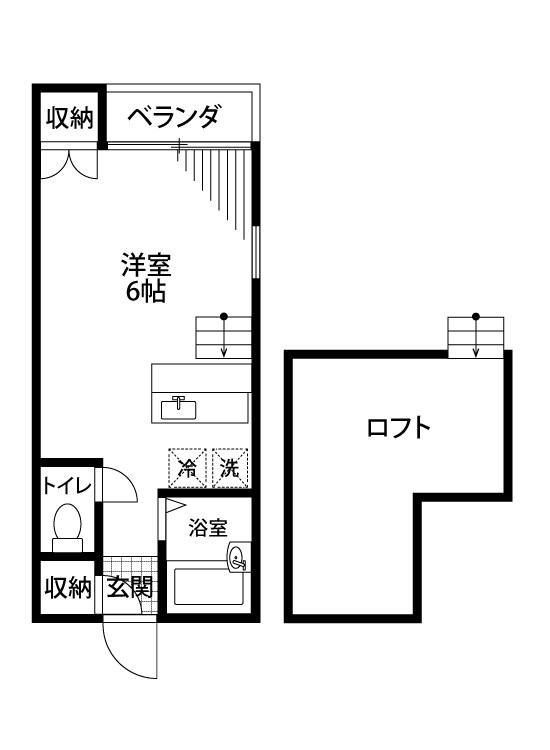 メゾン・シャトン 202号室 間取り