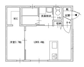 リノ高志 301号室 間取り