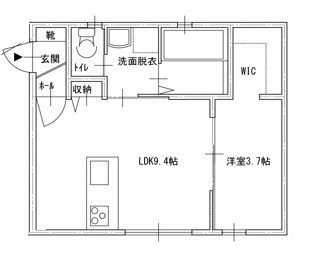 リノ高志 302号室 間取り