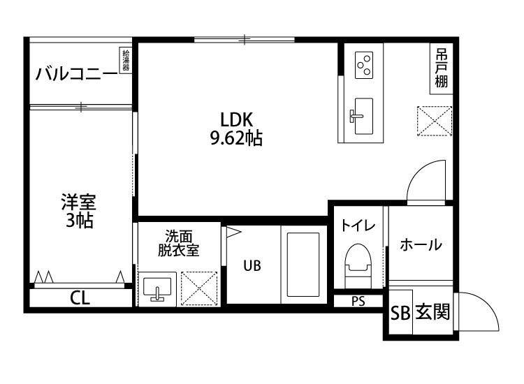 エストレーラ 205号室 間取り