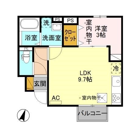ビエンナ 102号室 間取り