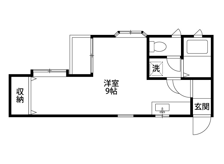 メゾン・ド・K-1 202号室 間取り