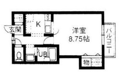 山都フラッツA 202号室 間取り