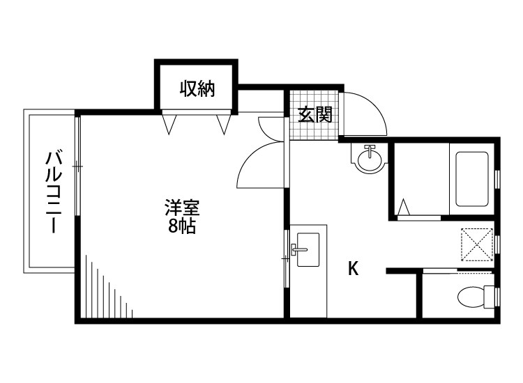 リヴェールS 203号室 間取り