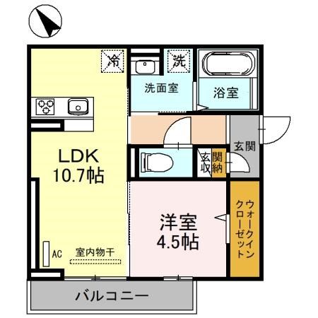 TKK万代 間取り図