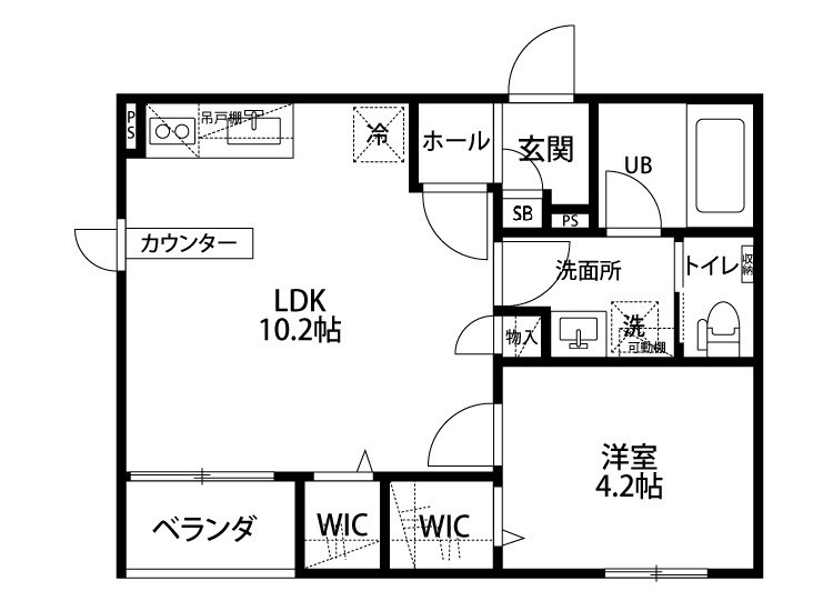 ＰＲＩＭＥＲＡ姥ケ山 201号室 間取り