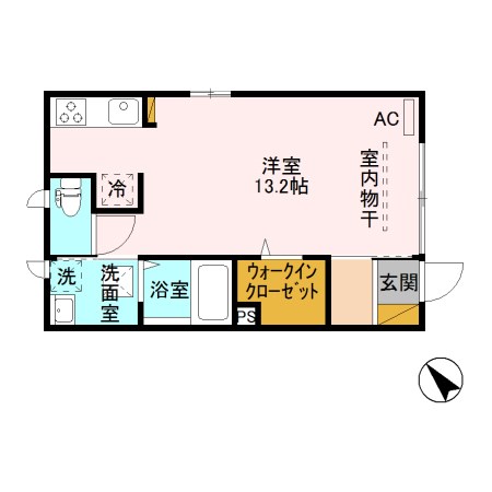 Xevo+R青山新町 102号室 間取り