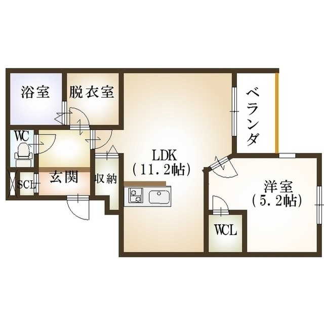 フラワーズプレイス 間取り図