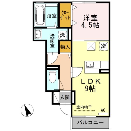 プリマベラ 102号室 間取り