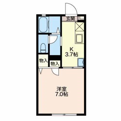 ハイムキルシエ 203号室 間取り
