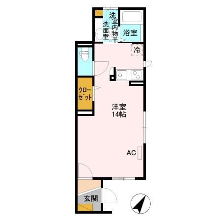 ｘｅｖｏ＋Ｒ高志 102号室 間取り