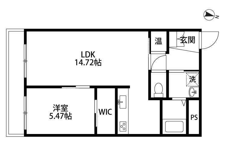 ファーストクラス寺尾 402号室 間取り